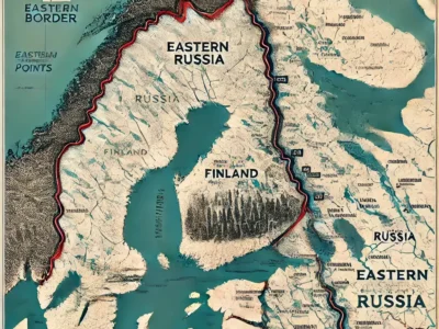 Suomen itärajan pituus
