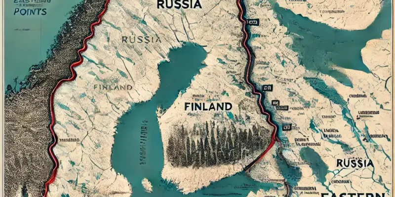 Suomen itärajan pituus