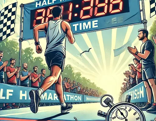 Puolimaraton hyvä aika miehelle
