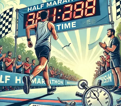 Puolimaraton hyvä aika miehelle