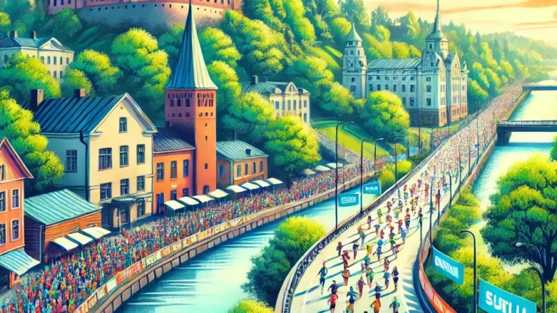 Paavo Nurmi Marathon reitti