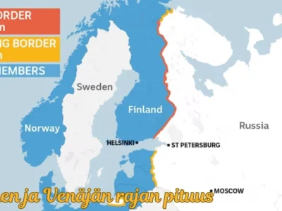 Suomen ja Venäjän rajan pituus
