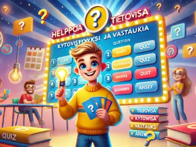 Helppoja tietovisa kysymyksiä ja vastauksia