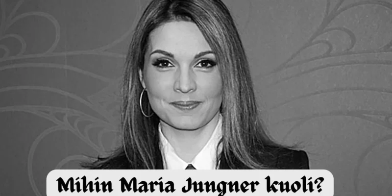 Mihin Maria Jungner kuoli