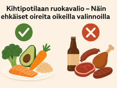 Kihtipotilaan ruokavalio