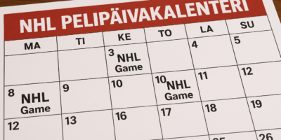 NHL Pelipäiväkalenteri