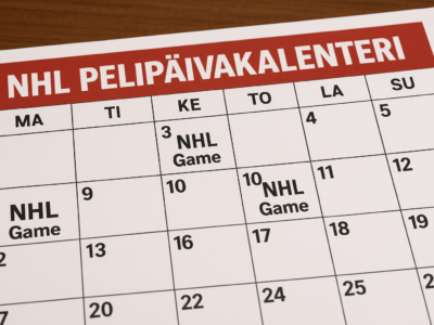 NHL Pelipäiväkalenteri