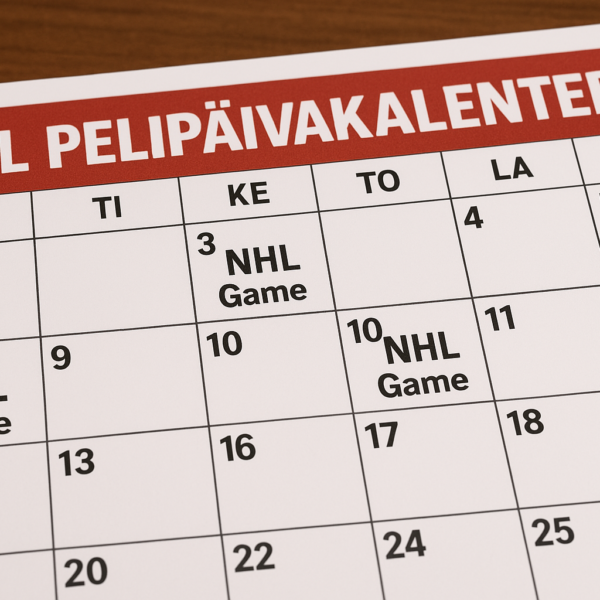 NHL Pelipäiväkalenteri