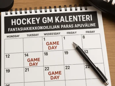 Hockey GM kalenteri