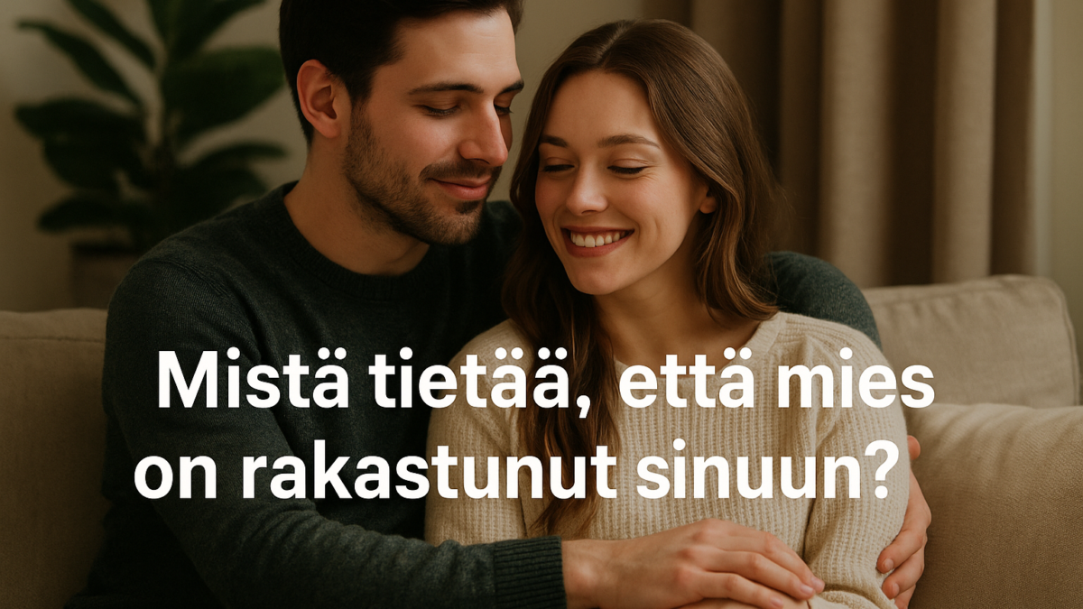 Mistä tietää, että mies on rakastunut sinuun