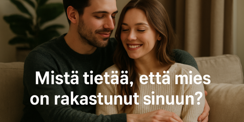 Mistä tietää, että mies on rakastunut sinuun
