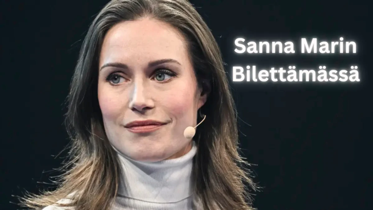 Sanna Marin bilettämässä