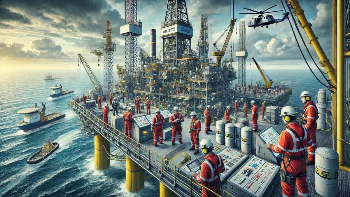 öljynporauslautta työtehtävät