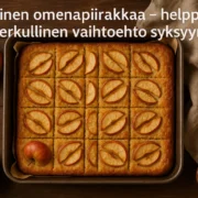pellillinen omenapiirakkaa helppo