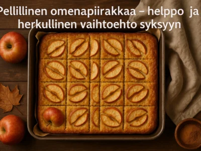 pellillinen omenapiirakkaa helppo