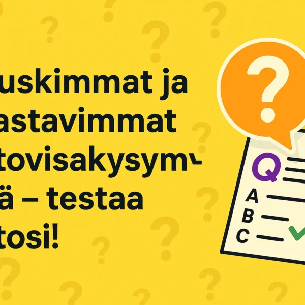 tietovisakysymyksiä