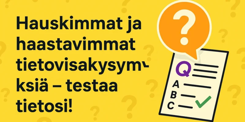 tietovisakysymyksiä