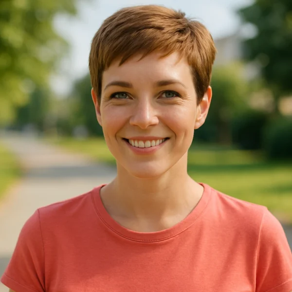 Helppo lyhyt hiusmalli